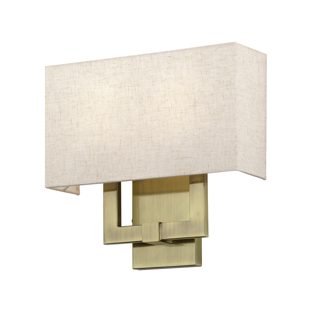 LIVEX LIGHTING 52132-01 2 Light Antique Brass ADA Sconce