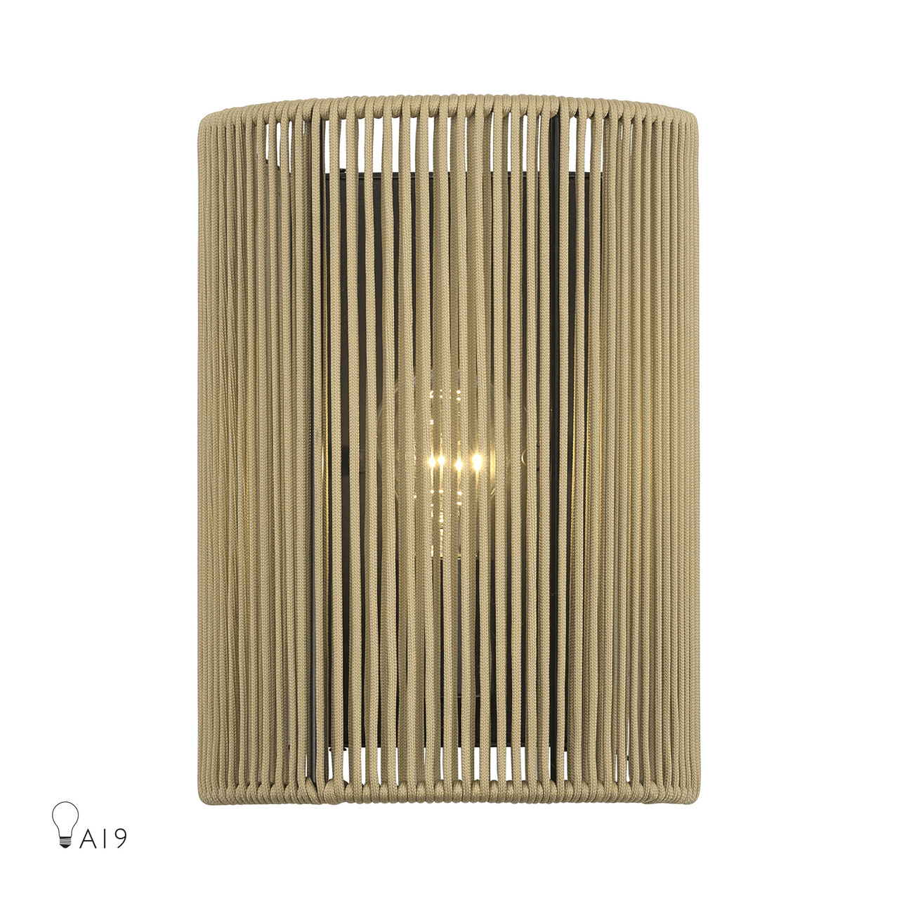 LIVEX LIGHTING 53172-92 1 Light English Bronze ADA Sconce