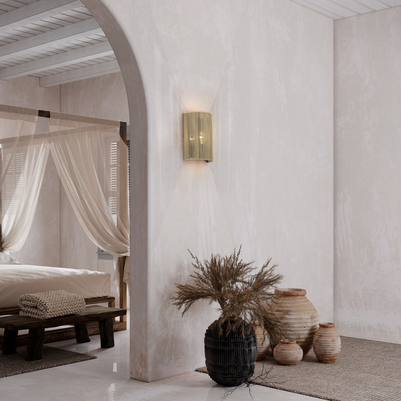 LIVEX LIGHTING 53172-92 1 Light English Bronze ADA Sconce