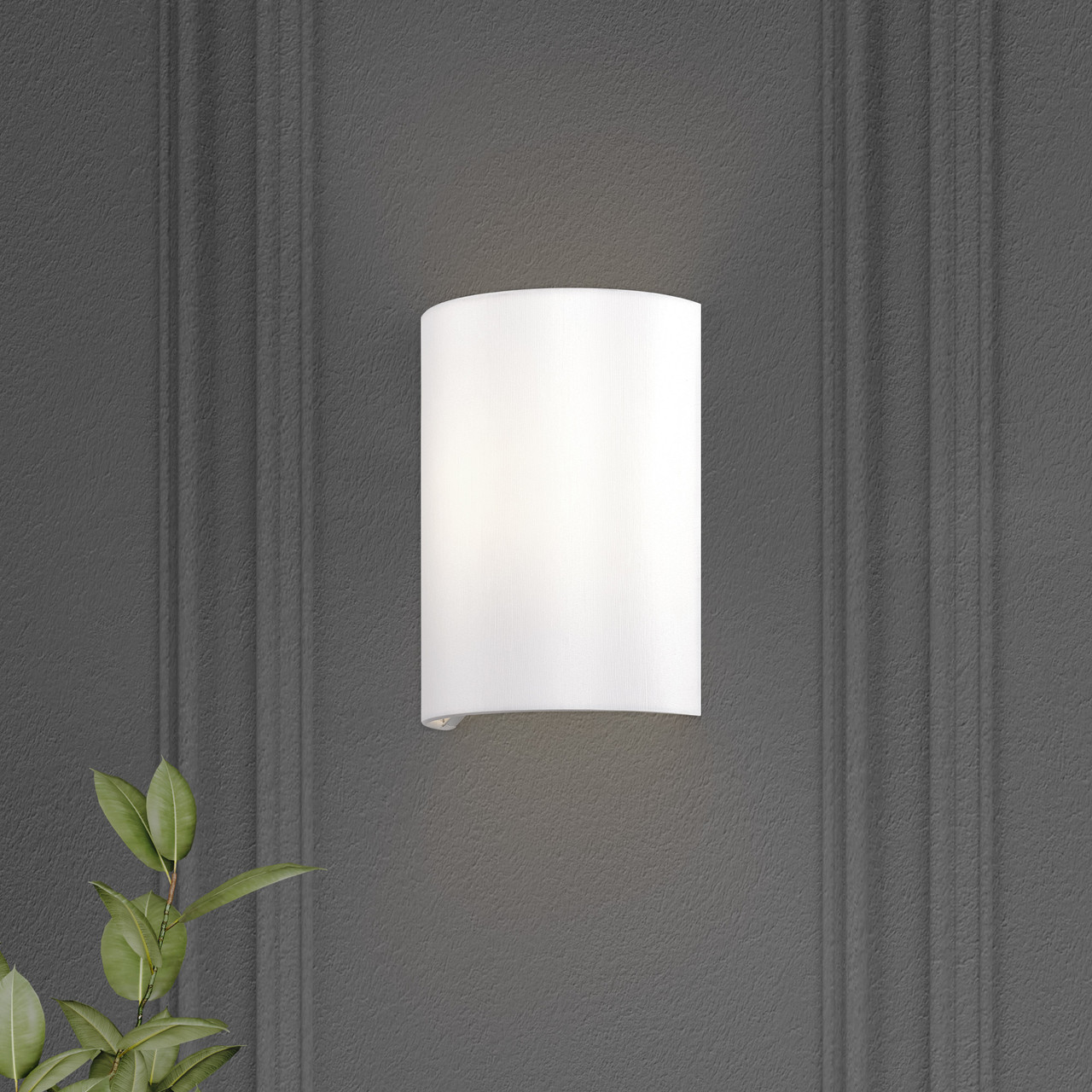 LIVEX LIGHTING 45290-69 1 Light Shiny White ADA Sconce