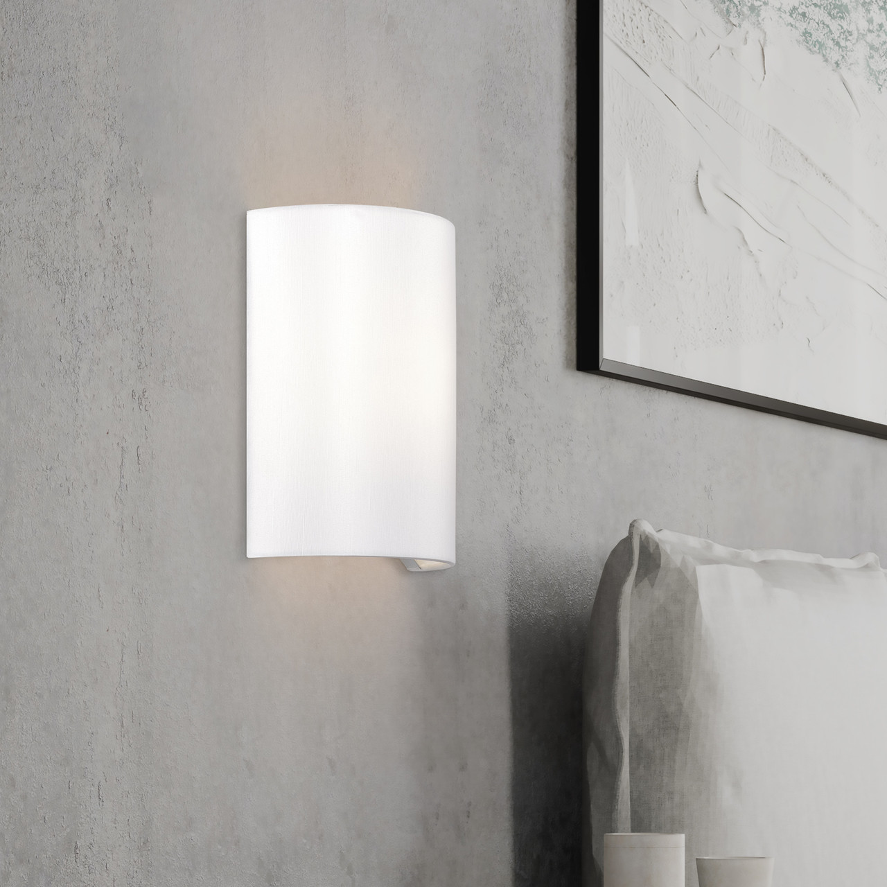 LIVEX LIGHTING 45290-69 1 Light Shiny White ADA Sconce