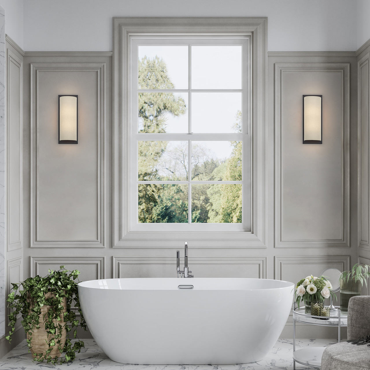 LIVEX LIGHTING 58899-07 2 Light Bronze ADA Sconce