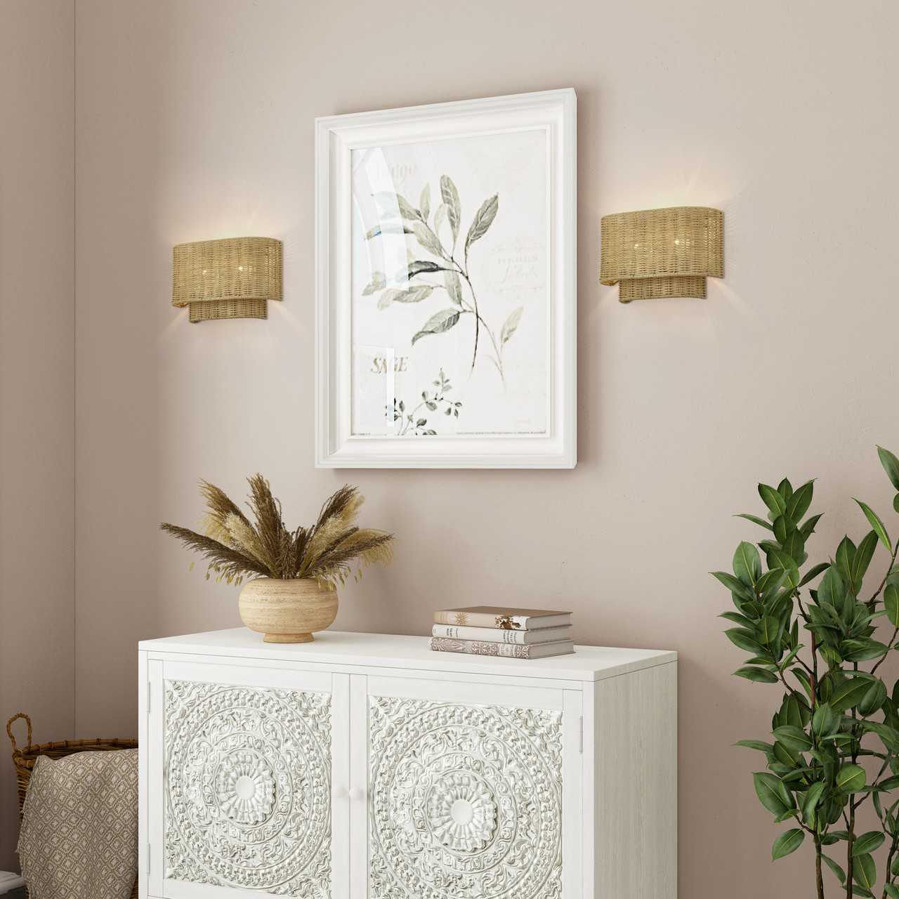 LIVEX LIGHTING 60037-48 2 Light Antique Gold Leaf ADA Sconce