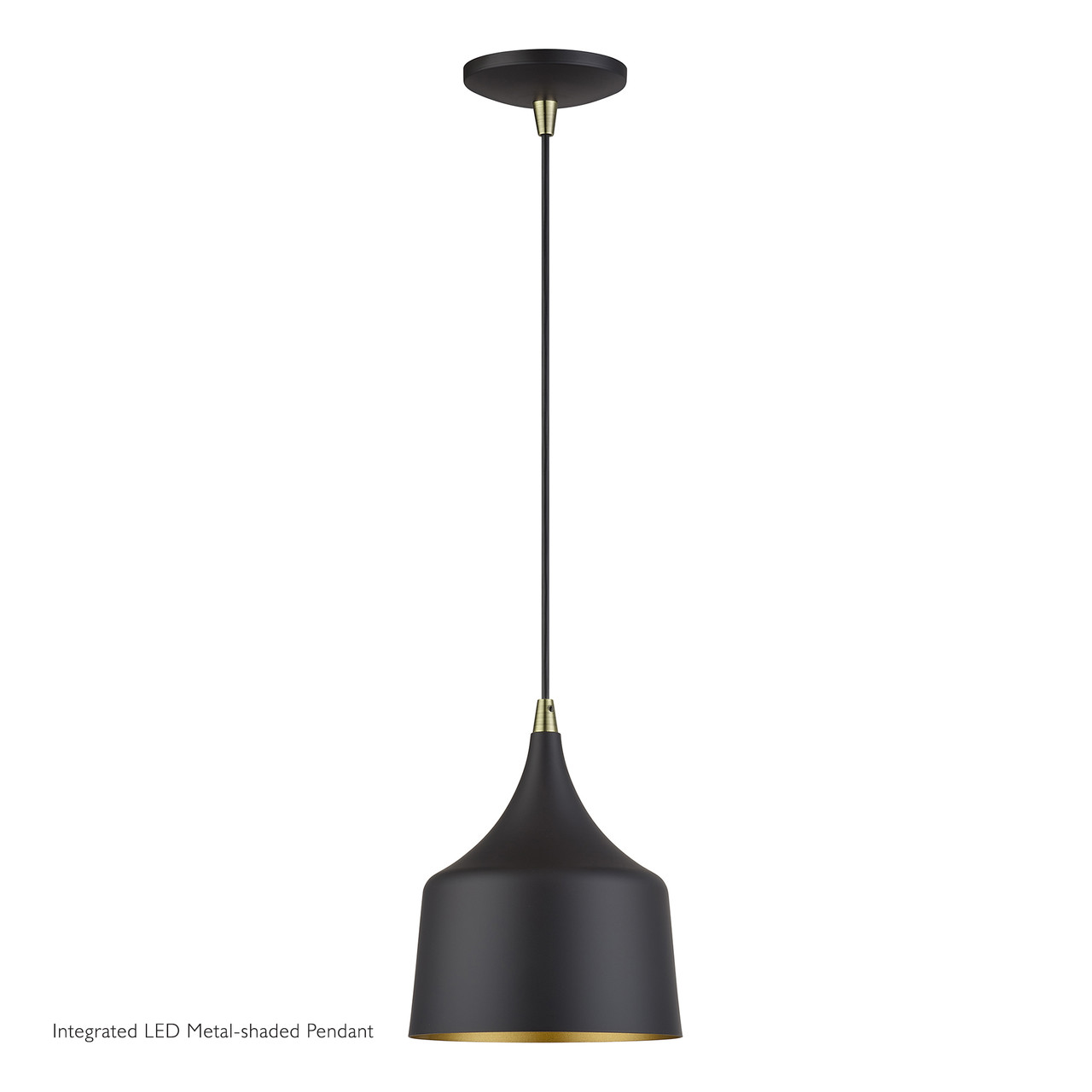 LIVEX LIGHTING 51472-07 LED Bronze Pendant