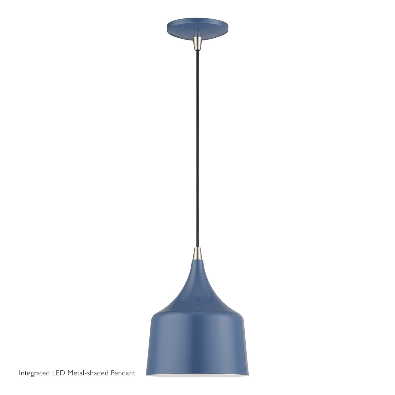 LIVEX LIGHTING 51472-84 LED Ocean Blue Pendant