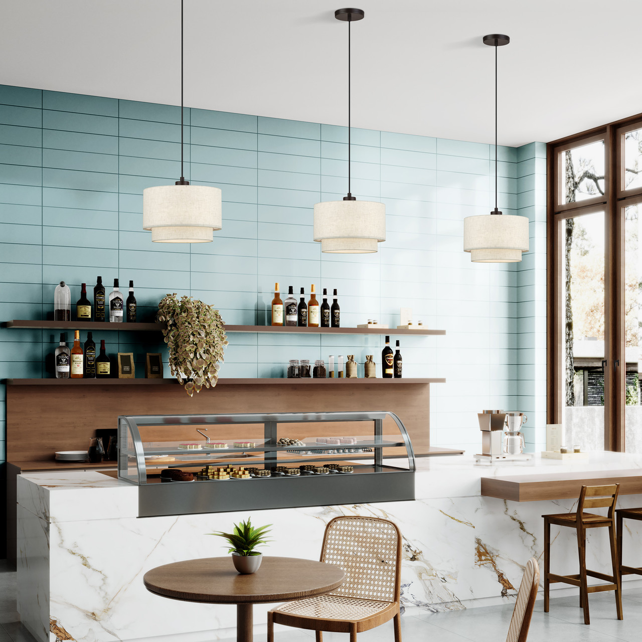 LIVEX LIGHTING 41941-92 1 Light English Bronze Pendant