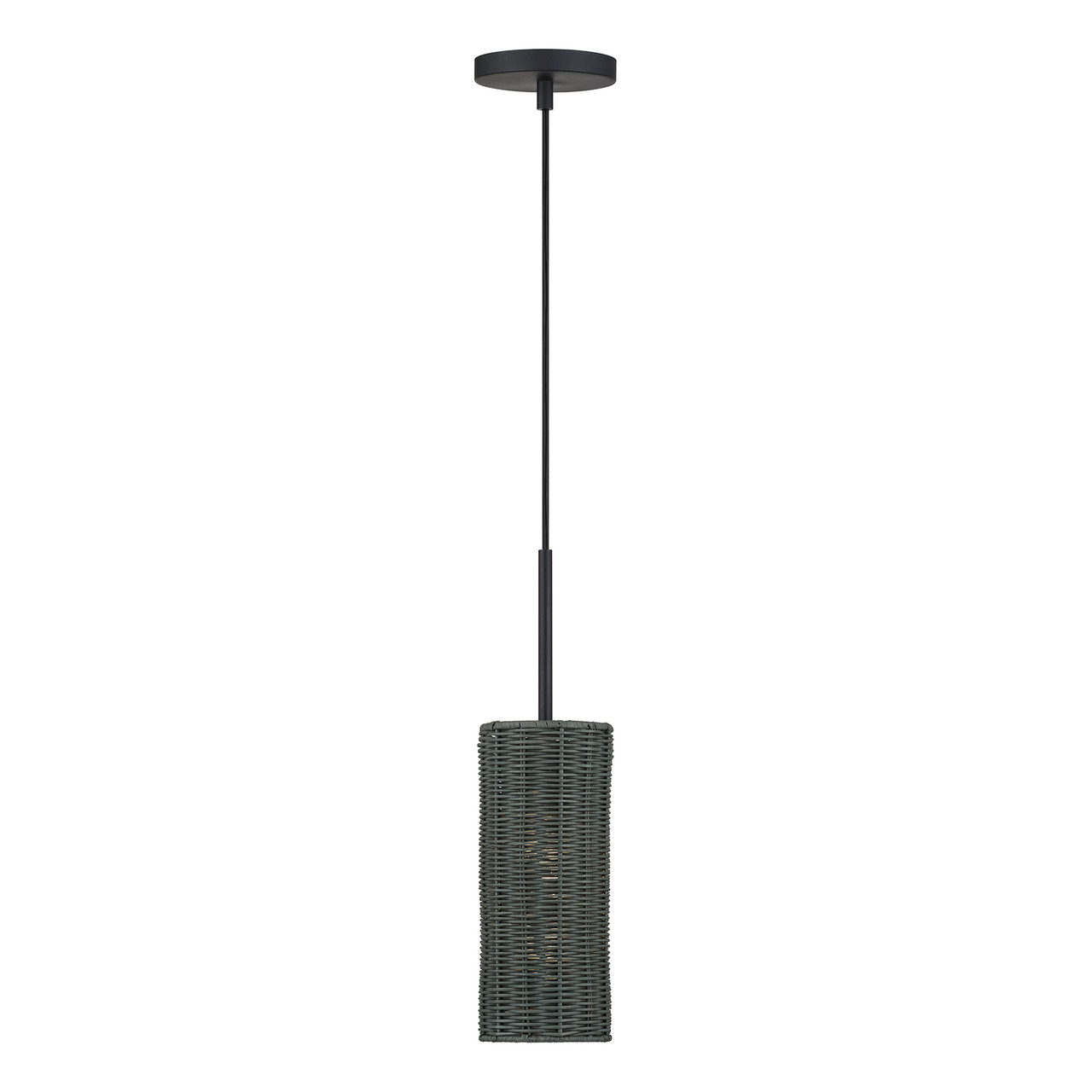 LIVEX LIGHTING 60111-04 1 Light Black Mini Pendant