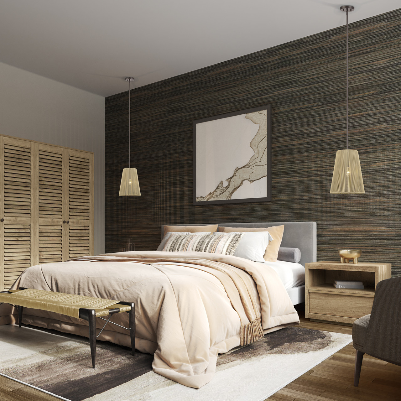 LIVEX LIGHTING 53159-92 1 Light English Bronze Pendant