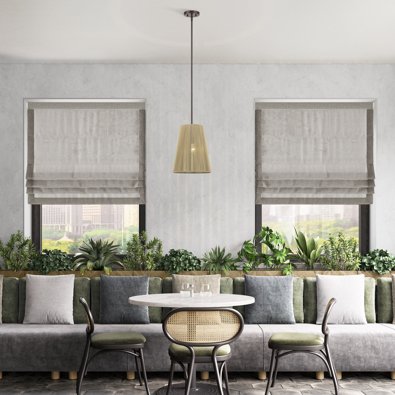 LIVEX LIGHTING 53159-92 1 Light English Bronze Pendant