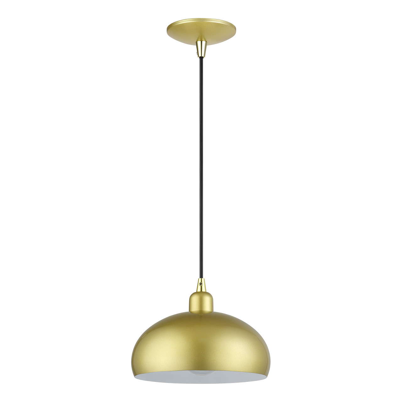 LIVEX LIGHTING 51514-33 1 Light Soft Gold Pendant