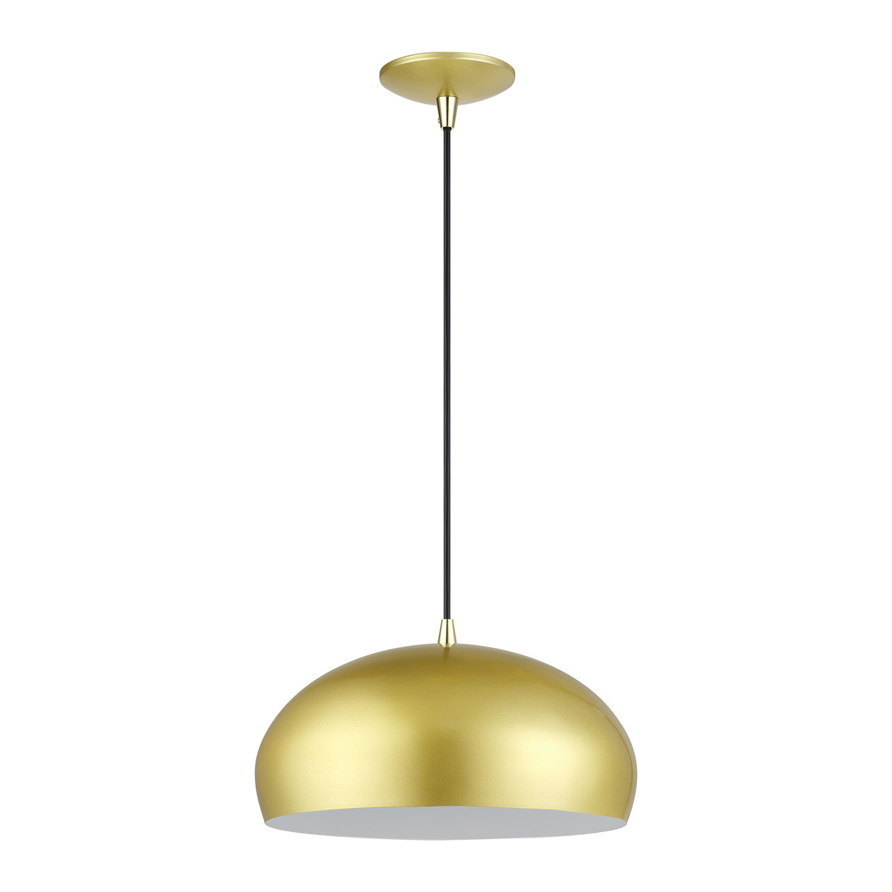 LIVEX LIGHTING 51515-33 1 Light Soft Gold Pendant