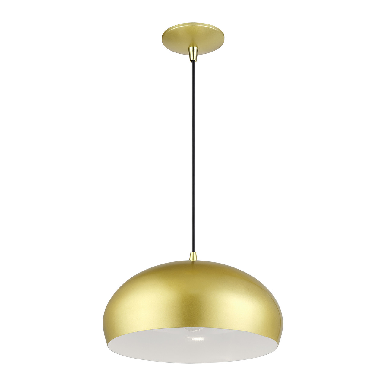 LIVEX LIGHTING 51515-33 1 Light Soft Gold Pendant