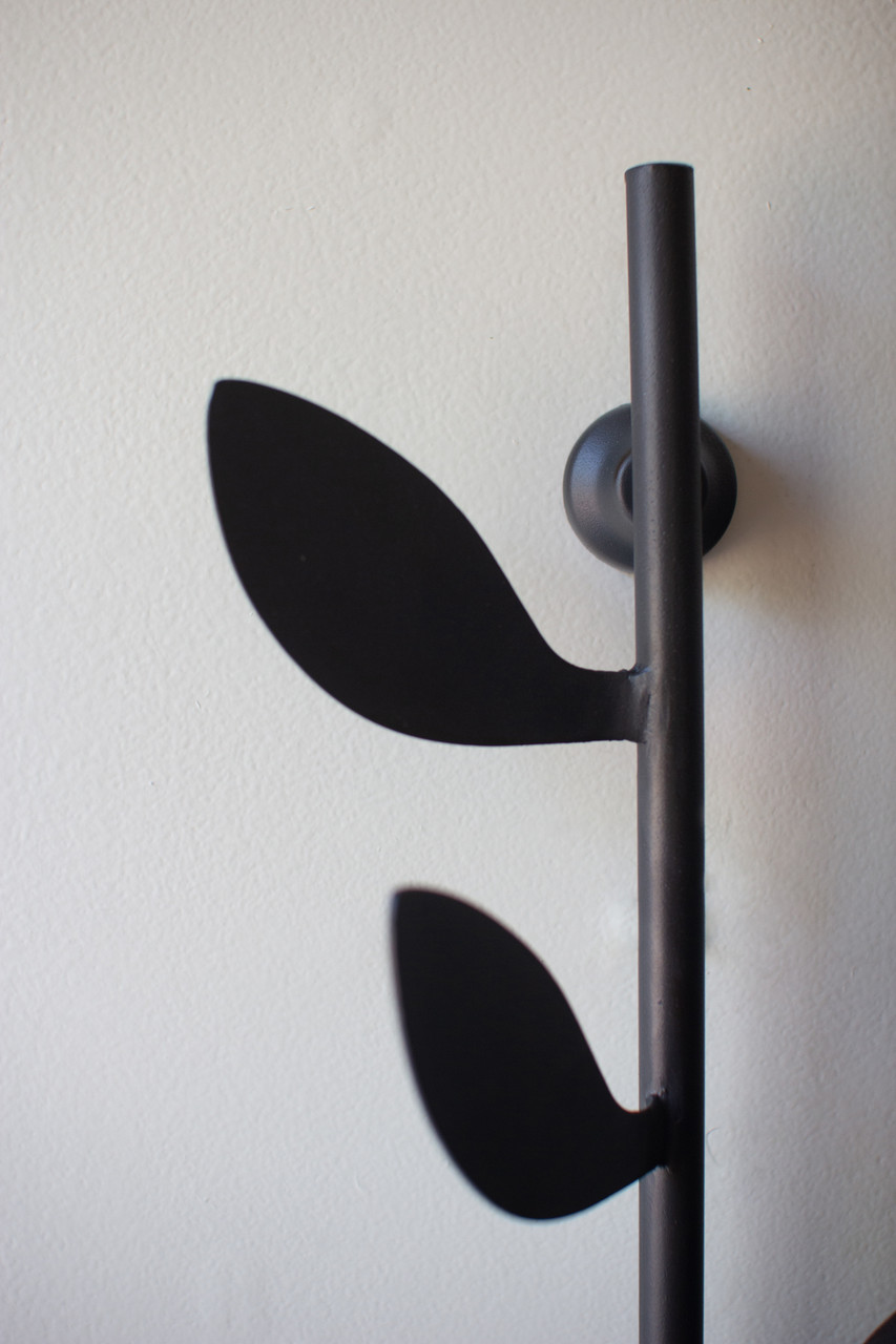 KALALOU CHW1562 IRON WALL COAT RACK - LEAVES