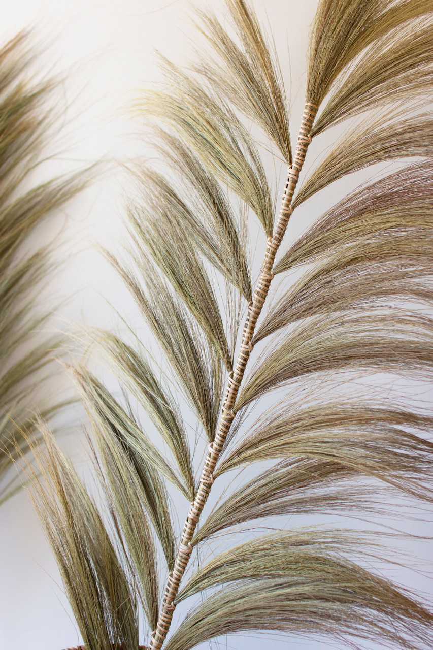 KALALOU DCAV1000 DECORATIVE FAN PALMS WITH BAMBOO STEMS