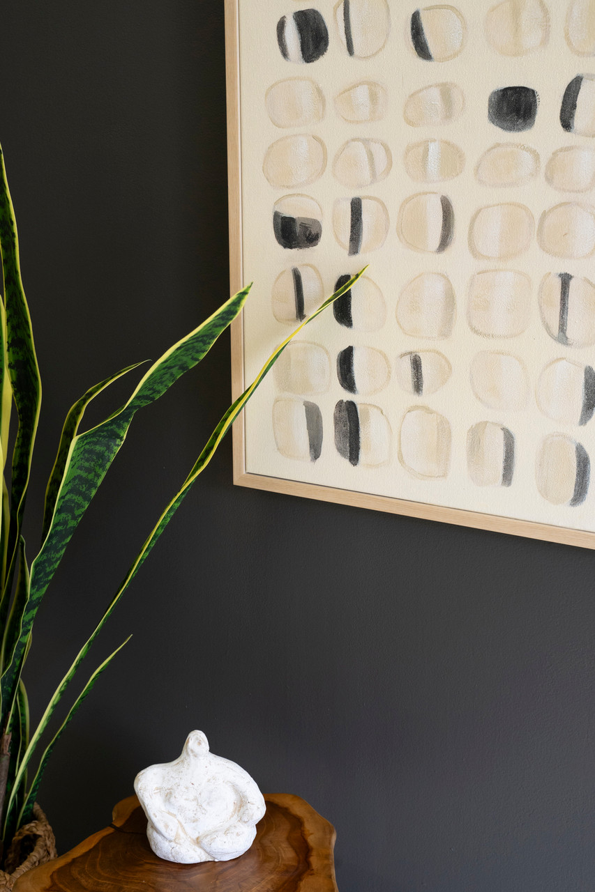 KALALOU CAR1777 FRAMED ACRYLIC PAINTING - ABSTRACT