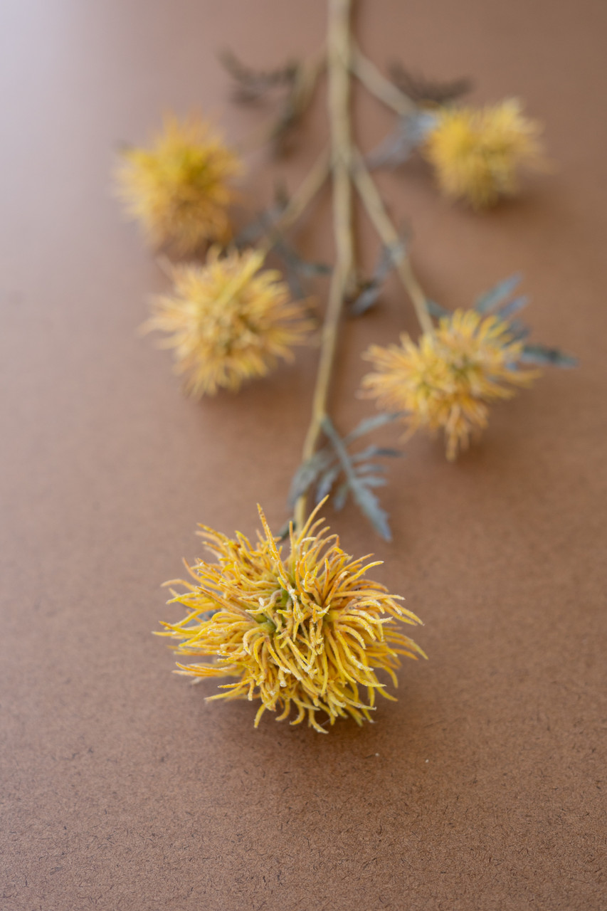 KALALOU CHAL1012 ARTIFICIAL FLOWER SPRAY - YELLOW