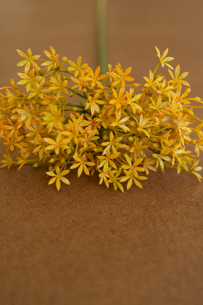 KALALOU CHAL1030 ARTIFICIAL YELLOW SCALLION FLOWER