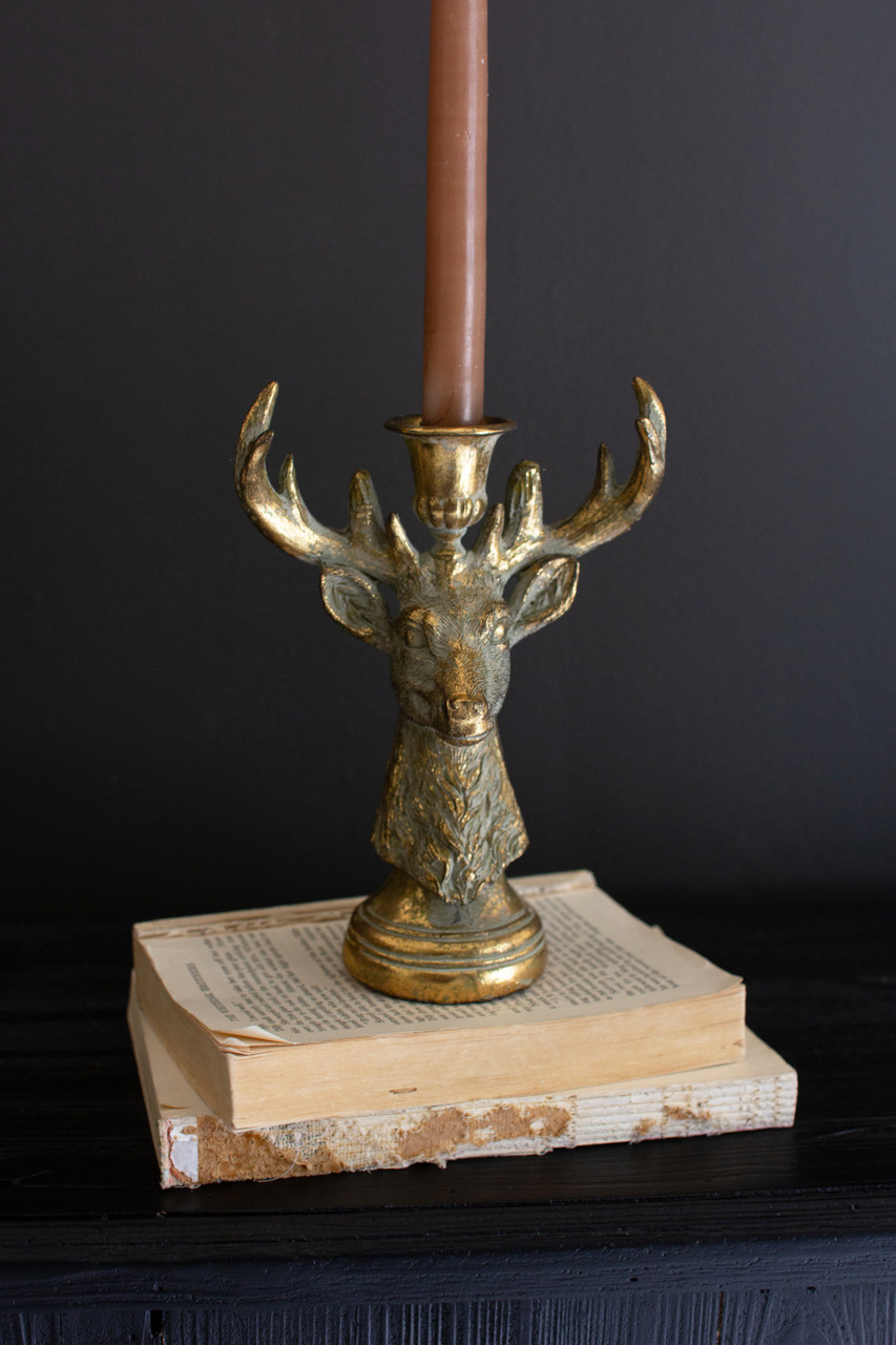 Kalalou Resin Taper Candle Holder - Thumbnail 5