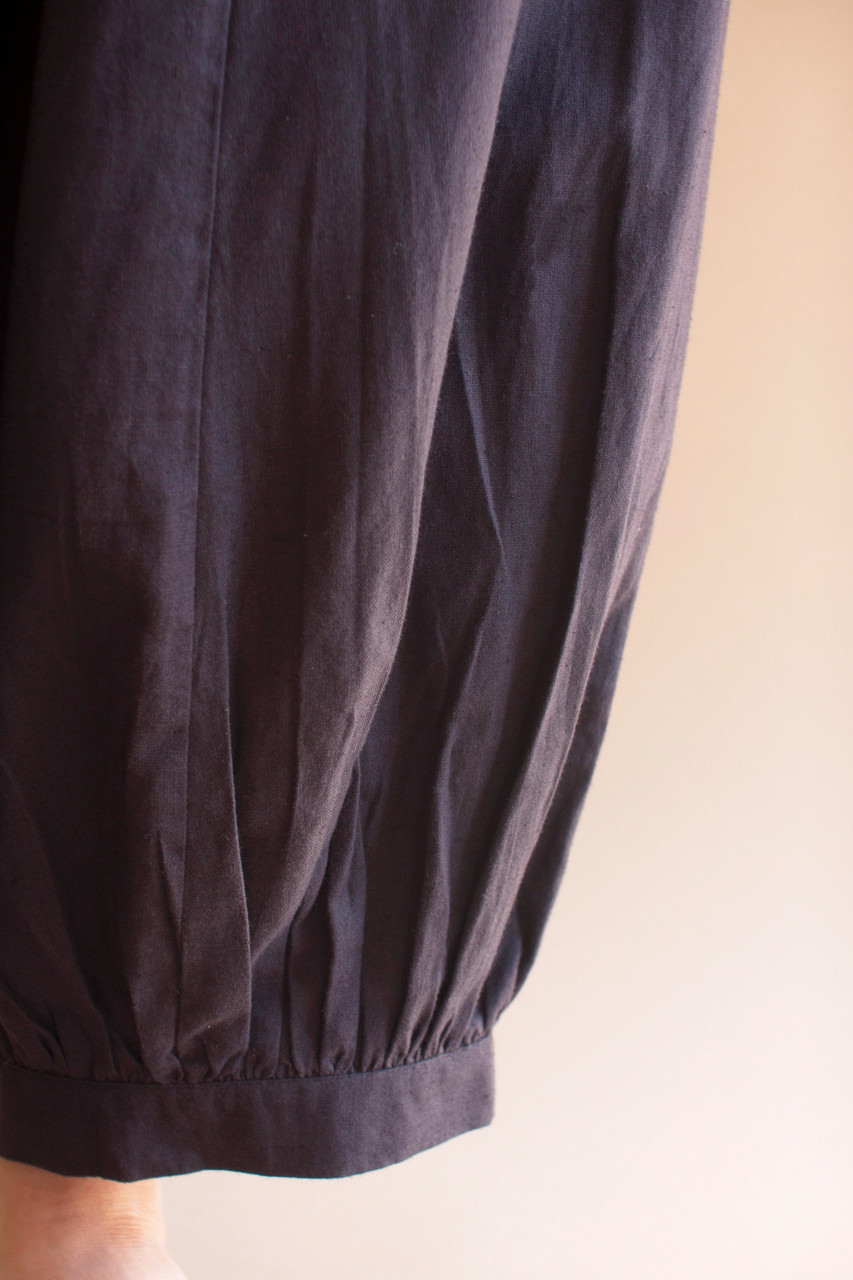 KALALOU NELL1022 DRAWSTRING BALLOON PANT  - MIDNIGHT