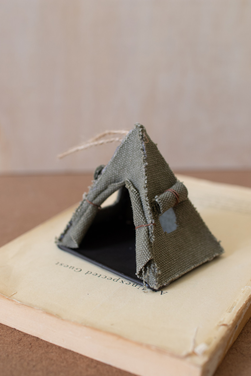 KALALOU CJFB1014 SET OF FOUR TENT ORNAMENTS