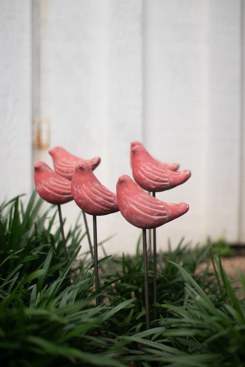 Kalalou Bird Plant Stakes