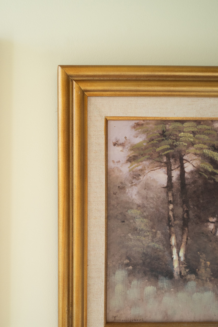 KALALOU CMK1227 SET OF TWO FRAMED LANDSCAPE PRINTS