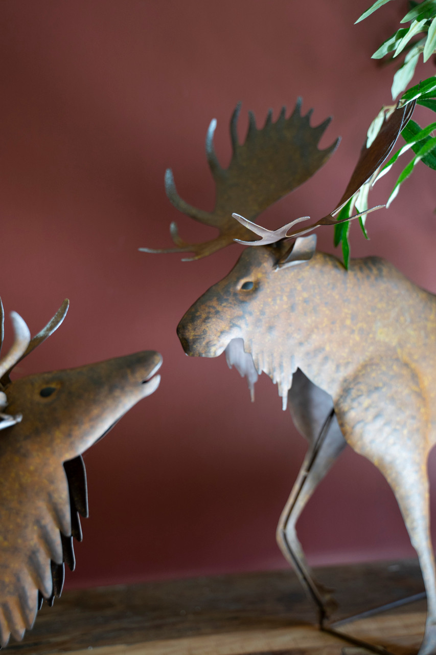 KALALOU CZG1496 RUSTIC METAL ELK