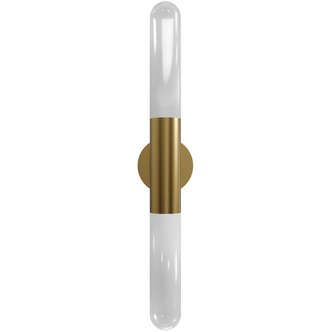 AVENUE LIGHTING HF7402-AB Tribeca 33"H LED Wall Sconce in Aged Brass/Ombre Glass