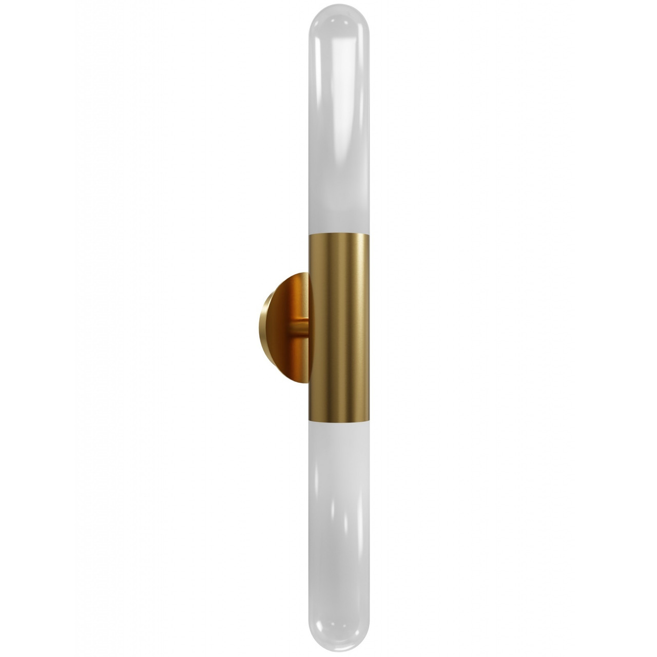 AVENUE LIGHTING HF7402-AB Tribeca 33"H LED Wall Sconce in Aged Brass/Ombre Glass