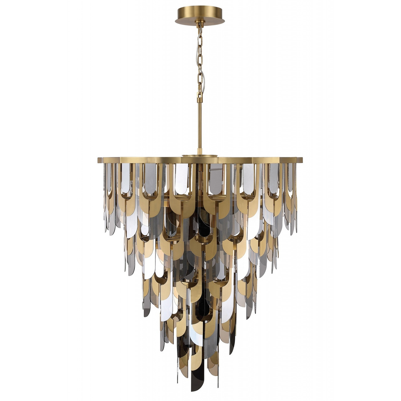 AVENUE LIGHTING HF7173-AGB Paramount 46"W Pendant in Aged Brass
