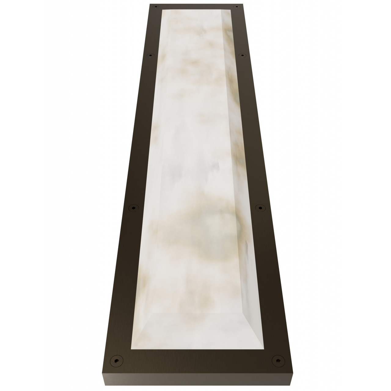AVENUE LIGHTING HF2961-AB Sedona 30"H Alabaster 3-CCT LED Wall Sconce in Aged Brass