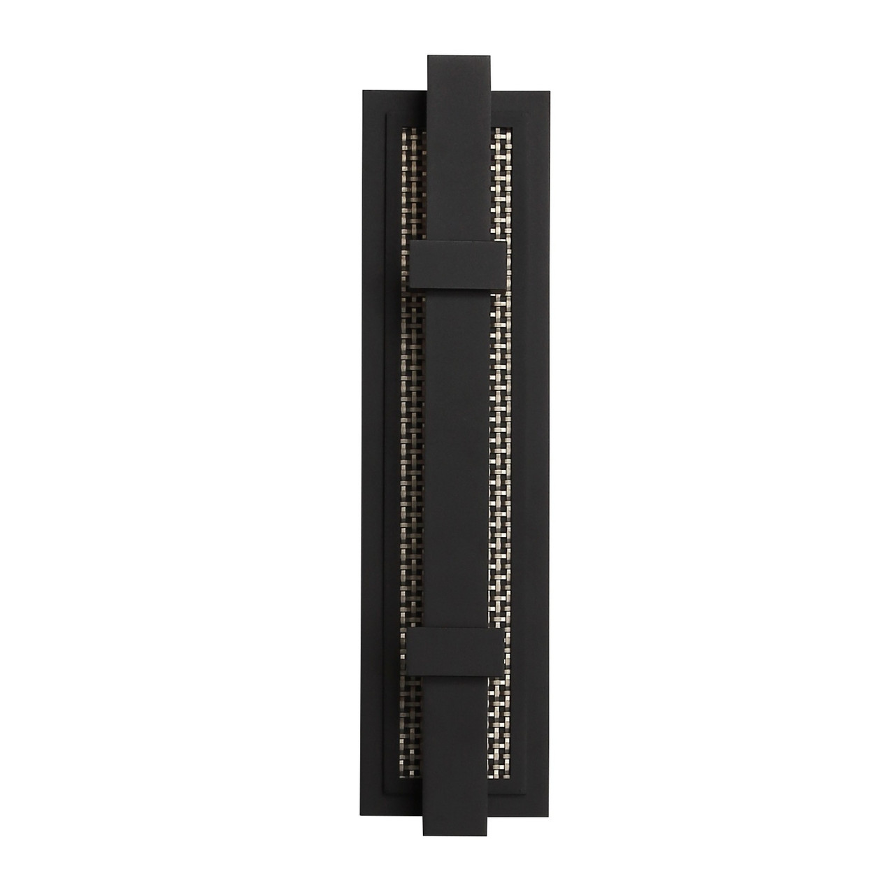 AVENUE LIGHTING AV10010-BLK Avenue Outdoor 19"H 3-CCT LED Wall Sconce in Black/Mesh Back