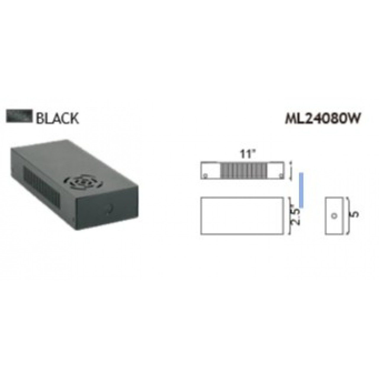 AVENUE LIGHTING ML24080W-DRIVER-R Magnetix Standard Power Supply 80W