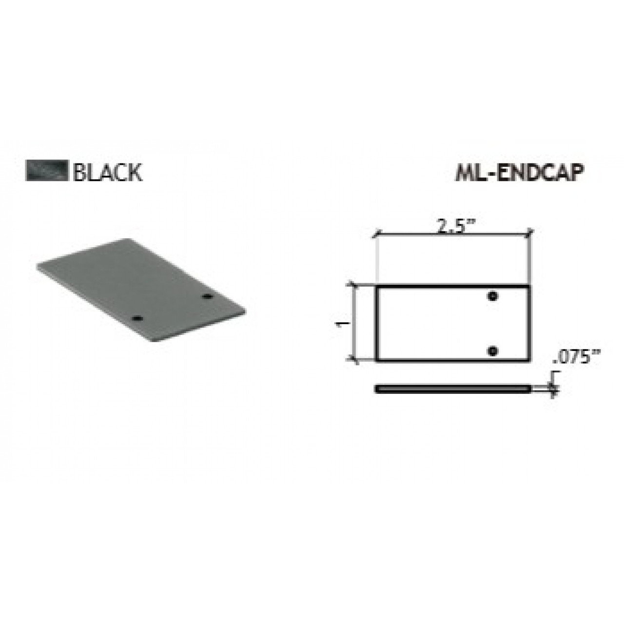 AVENUE LIGHTING ML-ENDCAP Magnetix Track End Cap