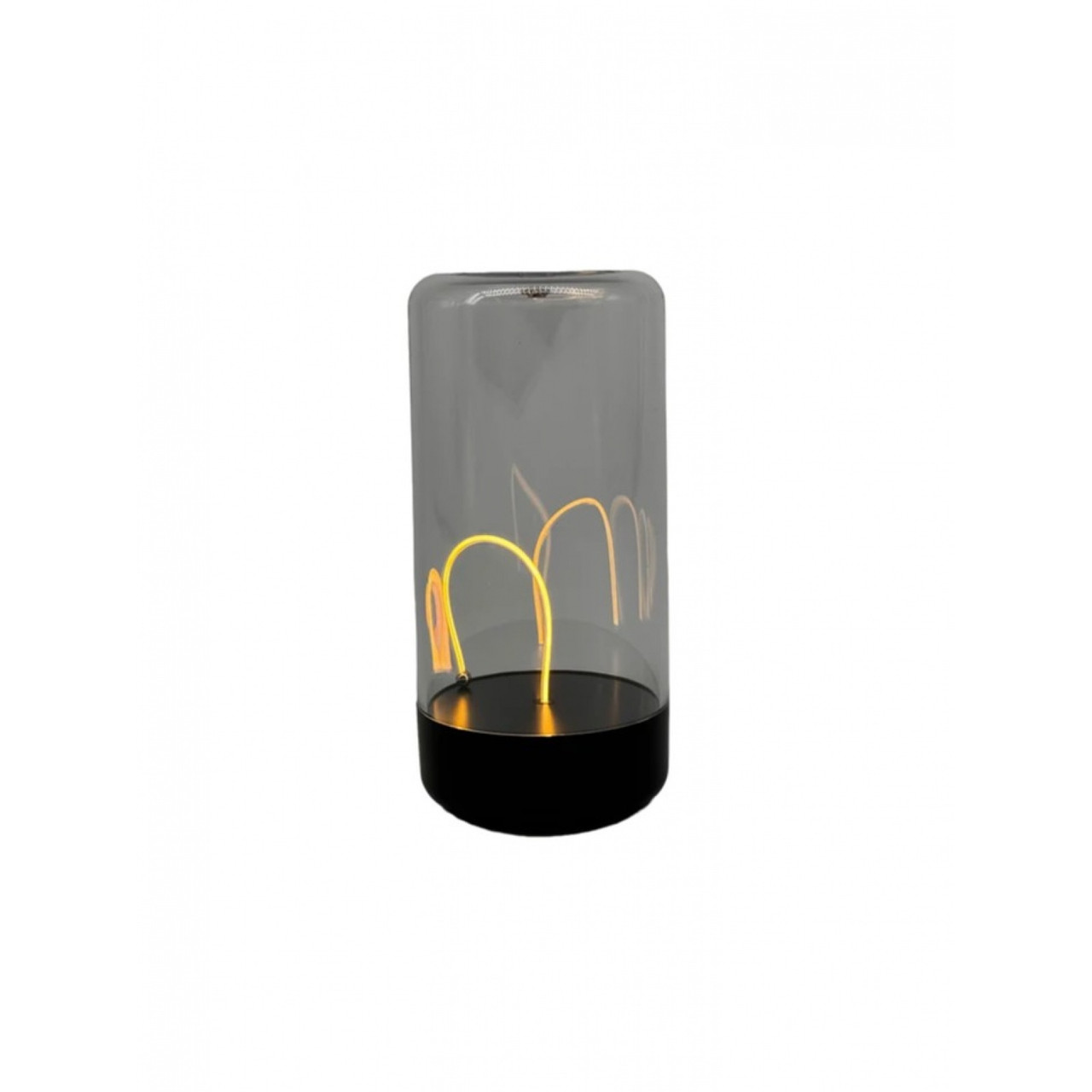 AVENUE LIGHTING HF91777 Monaco 6"H LED Table Lamp in Black