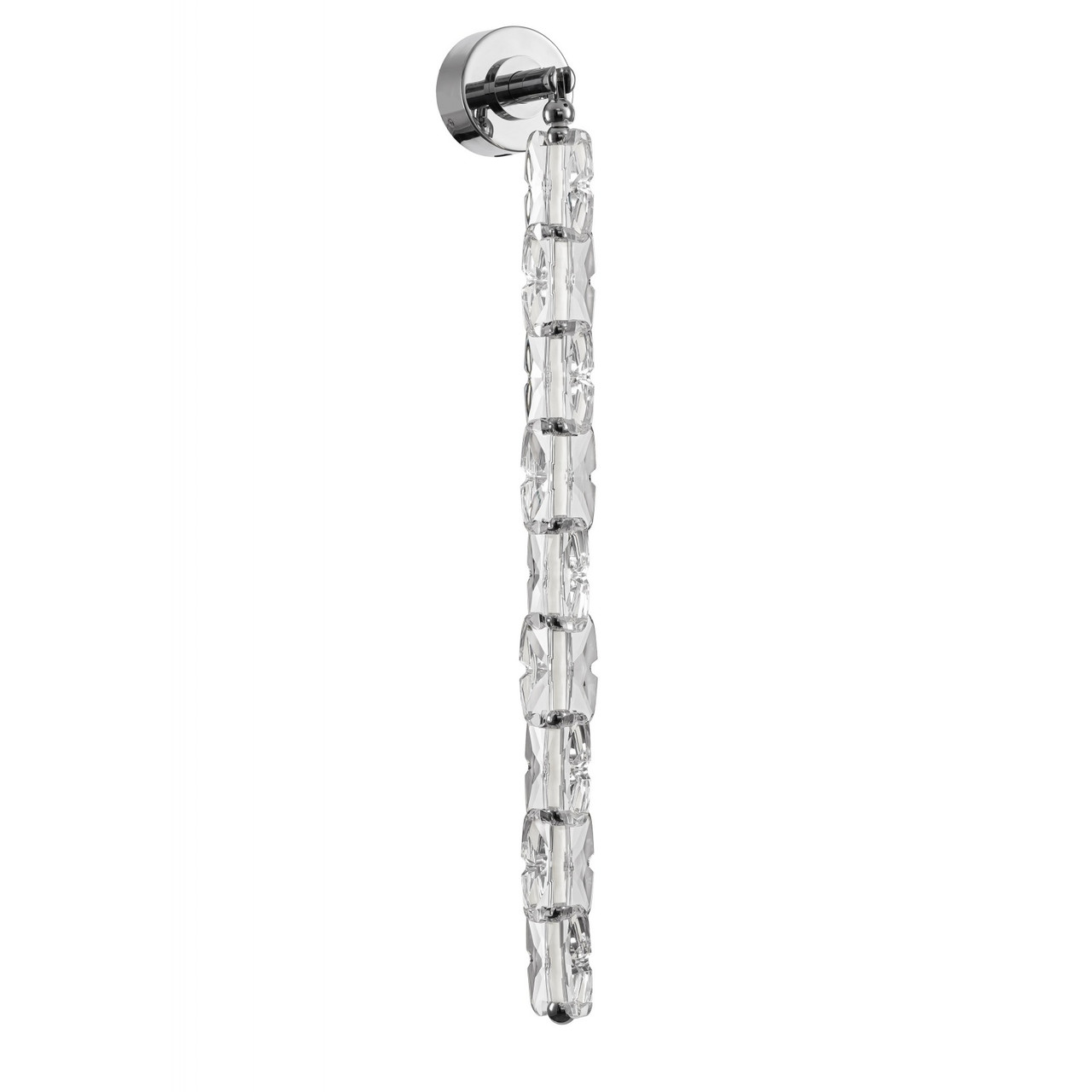 AVENUE LIGHTING HF7191-CH Monarch 36.5"H LED Wall Sconce in Chrome/Clear Acrylic