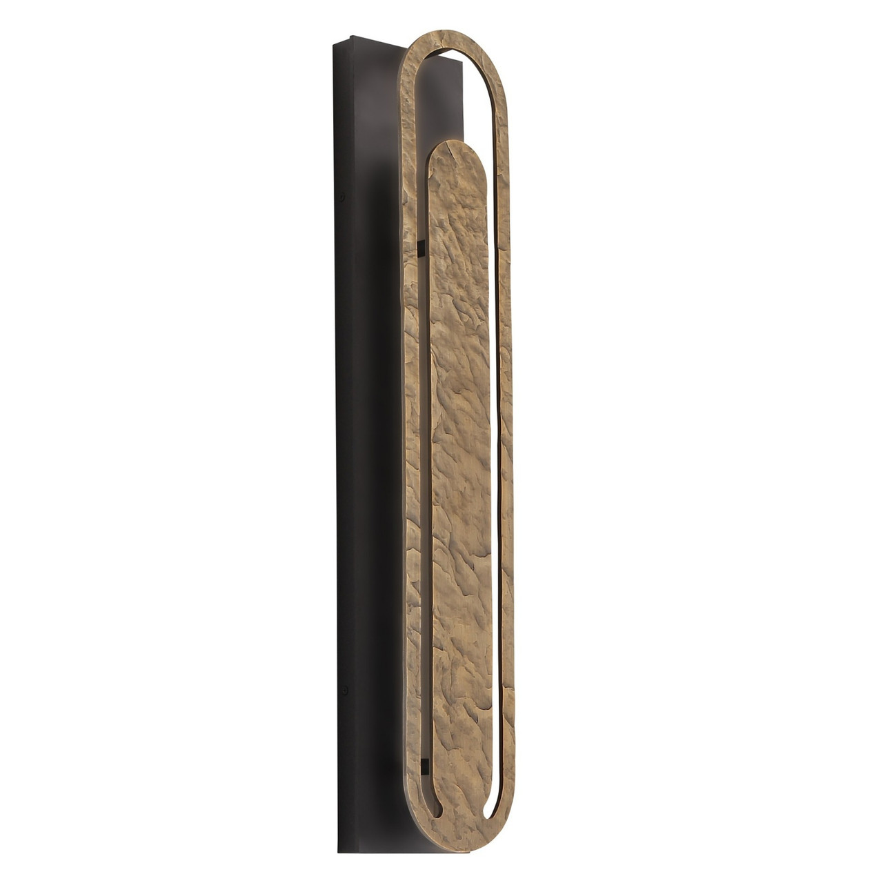 AVENUE LIGHTING AV10018-DBZ Avenue Outdoor 26"H 3-CCT LED Wall Sconce in Dark Bronze/Copper Textured