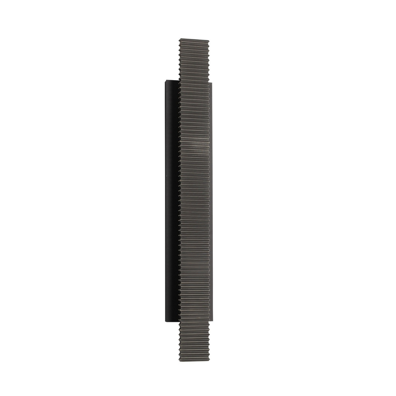 AVENUE LIGHTING AV10035-DBZ Avenue Outdoor 31"H Ridges 3-CCT LED Wall Sconce in Dark Bronze