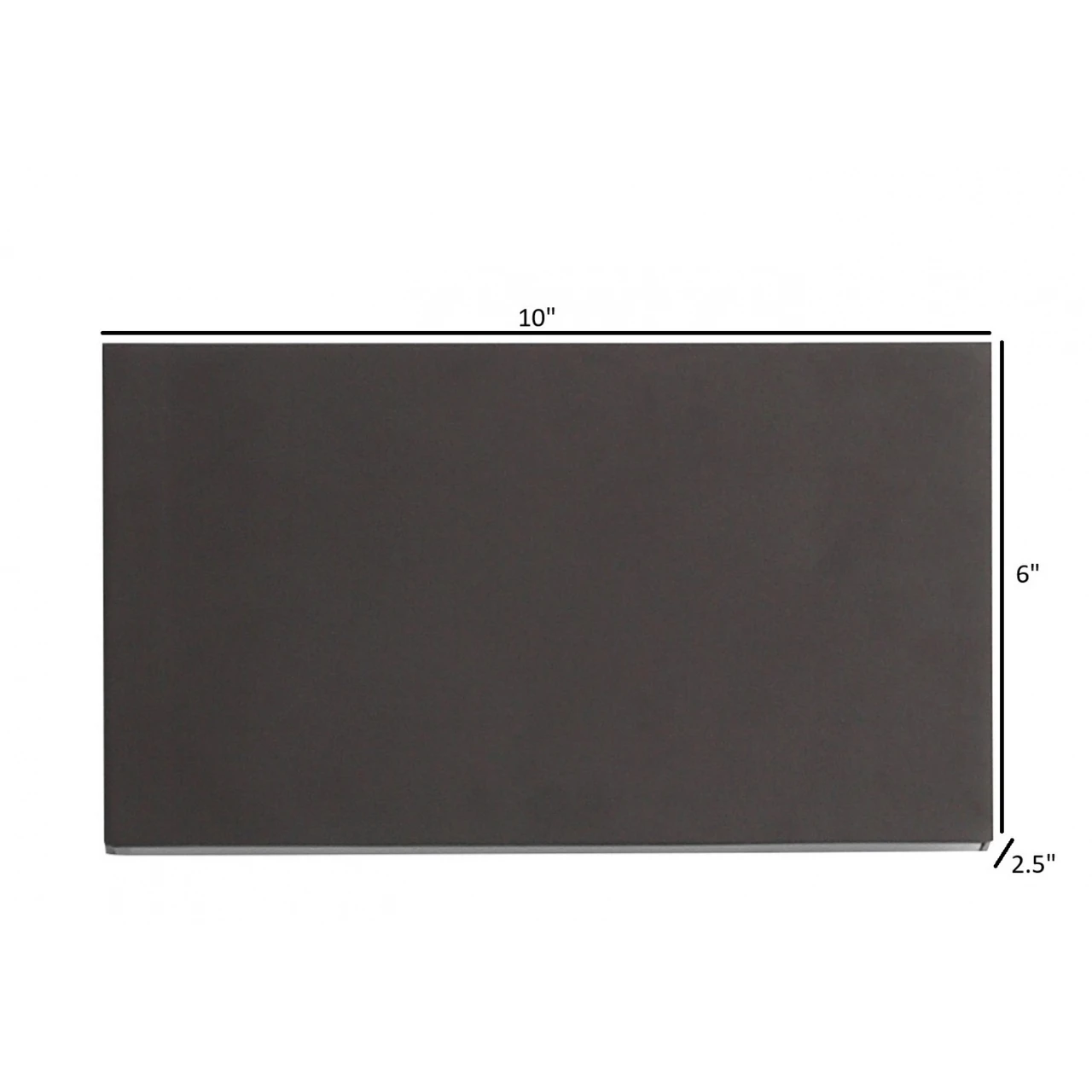 AVENUE LIGHTING AV10003-DBZ Avenue Outdoor 10"W Rectangular Up/Down 3-CCT LED Wall Sconce in Dark Bronze
