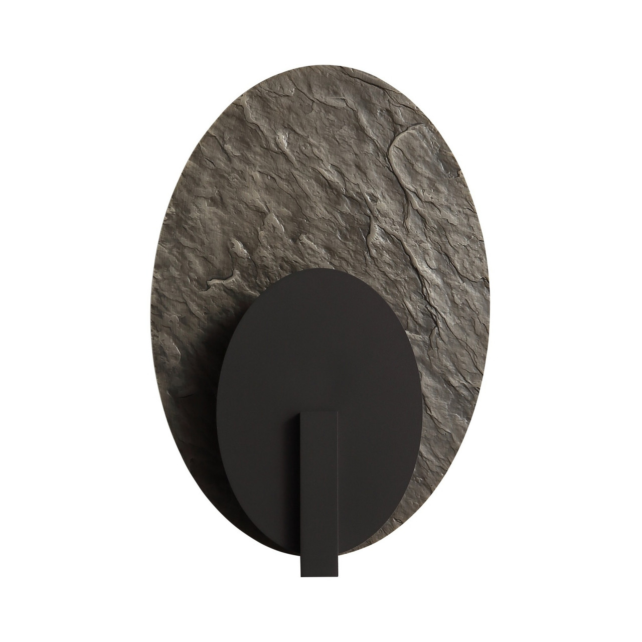 AVENUE LIGHTING AV10025-ADBZ Avenue Outdoor 17"H Oval 3-CCT LED Wall Sconce in Dark Bronze/Brushed Bronze Textured