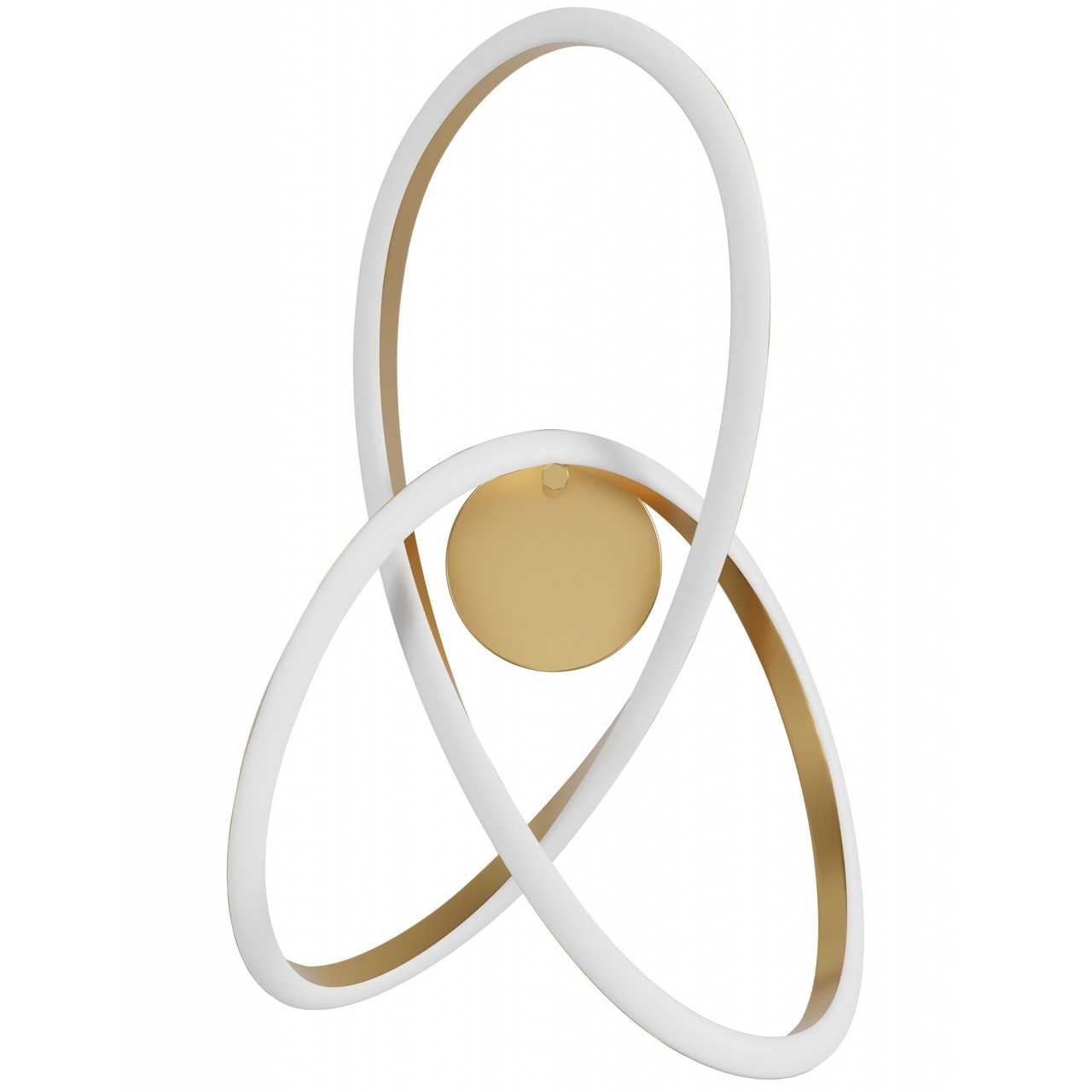 AVENUE LIGHTING HF5080-GB Windsor 22"W Spiral Ring 5-CCT LED Wall Sconce in Golden Bronze