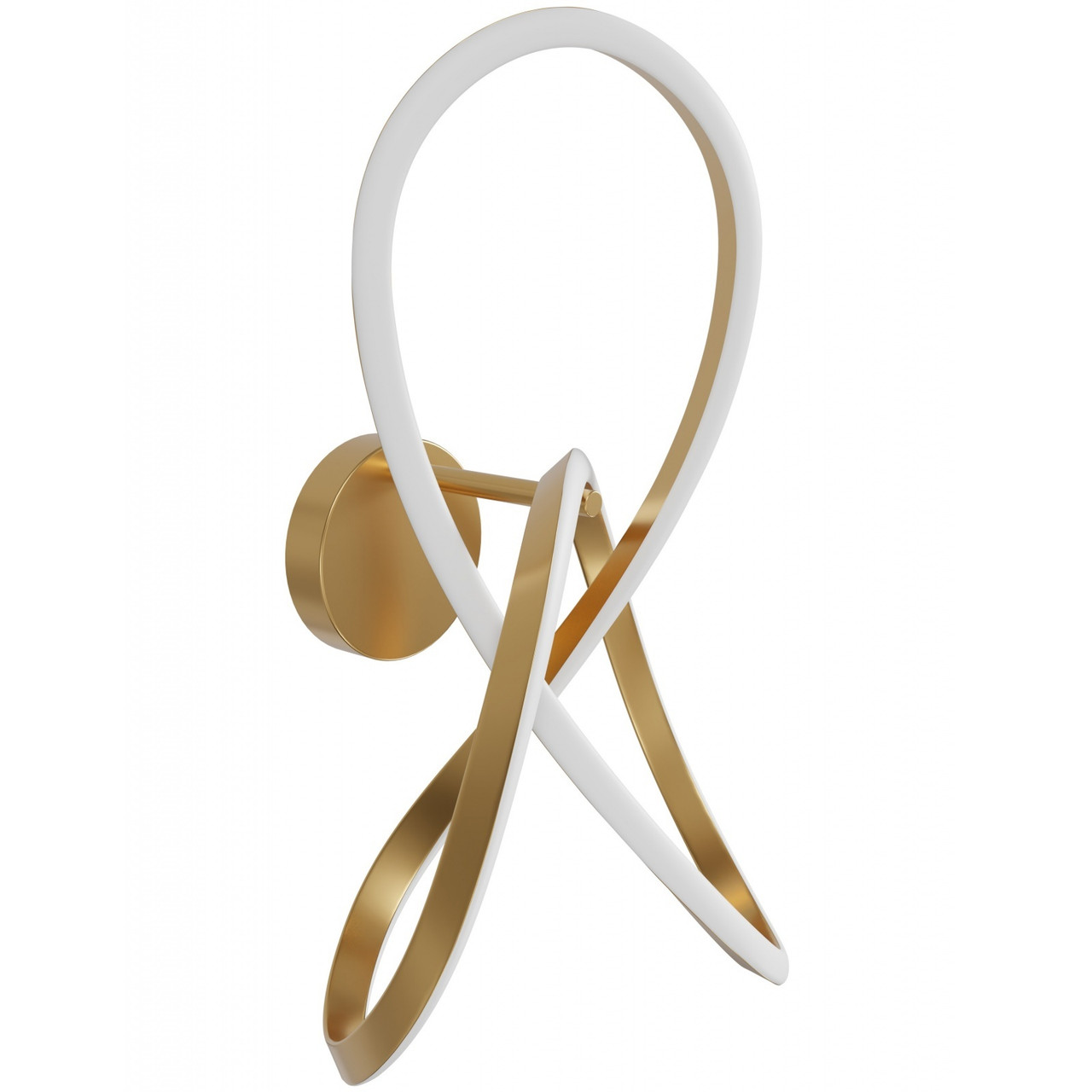 AVENUE LIGHTING HF5080-GB Windsor 22"W Spiral Ring 5-CCT LED Wall Sconce in Golden Bronze