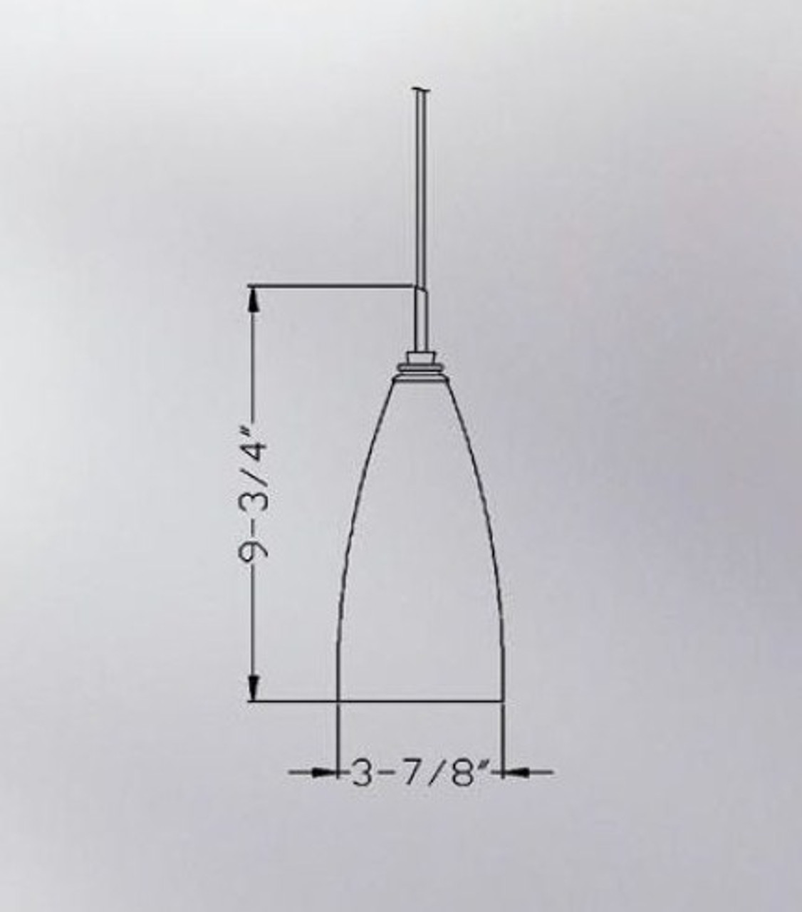 Flourishing Torpedo 1-Light Pendant