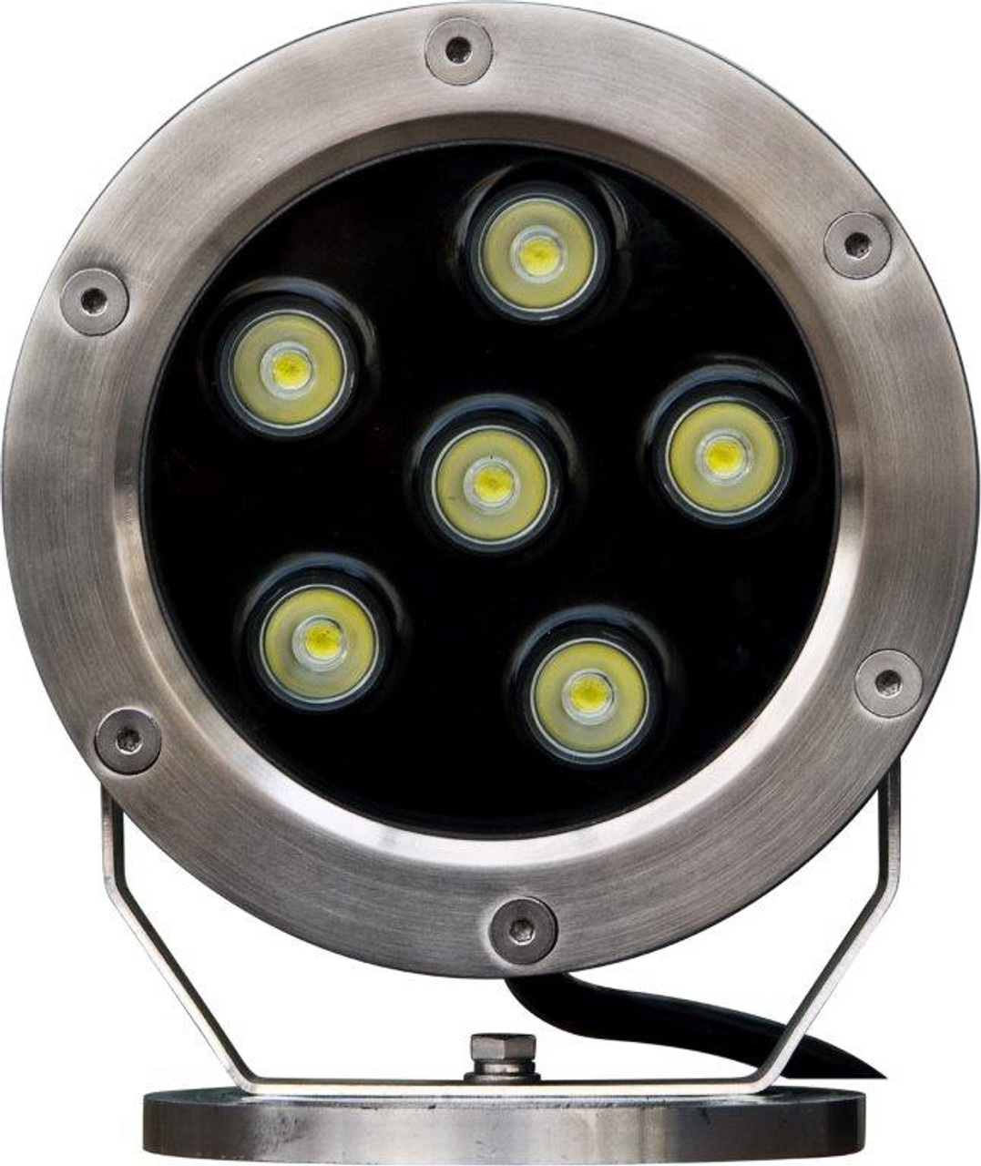 DABMAR LIGHTING LV-LED355-SS316 316 Marine Grade Stainless Steel LED Pond/Fountain Underwater Light, 316 Marine Grade Stainless Steel