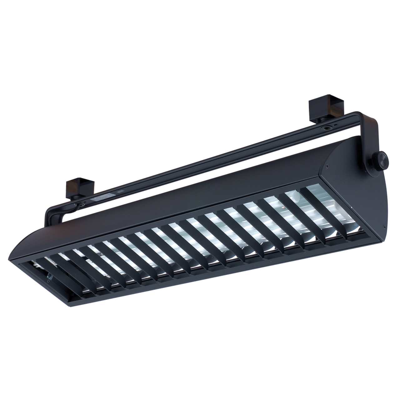 JESCO Lighting HCF255BB ConTempo Series Compact Fluorescent, Black Fixture / Black Louver