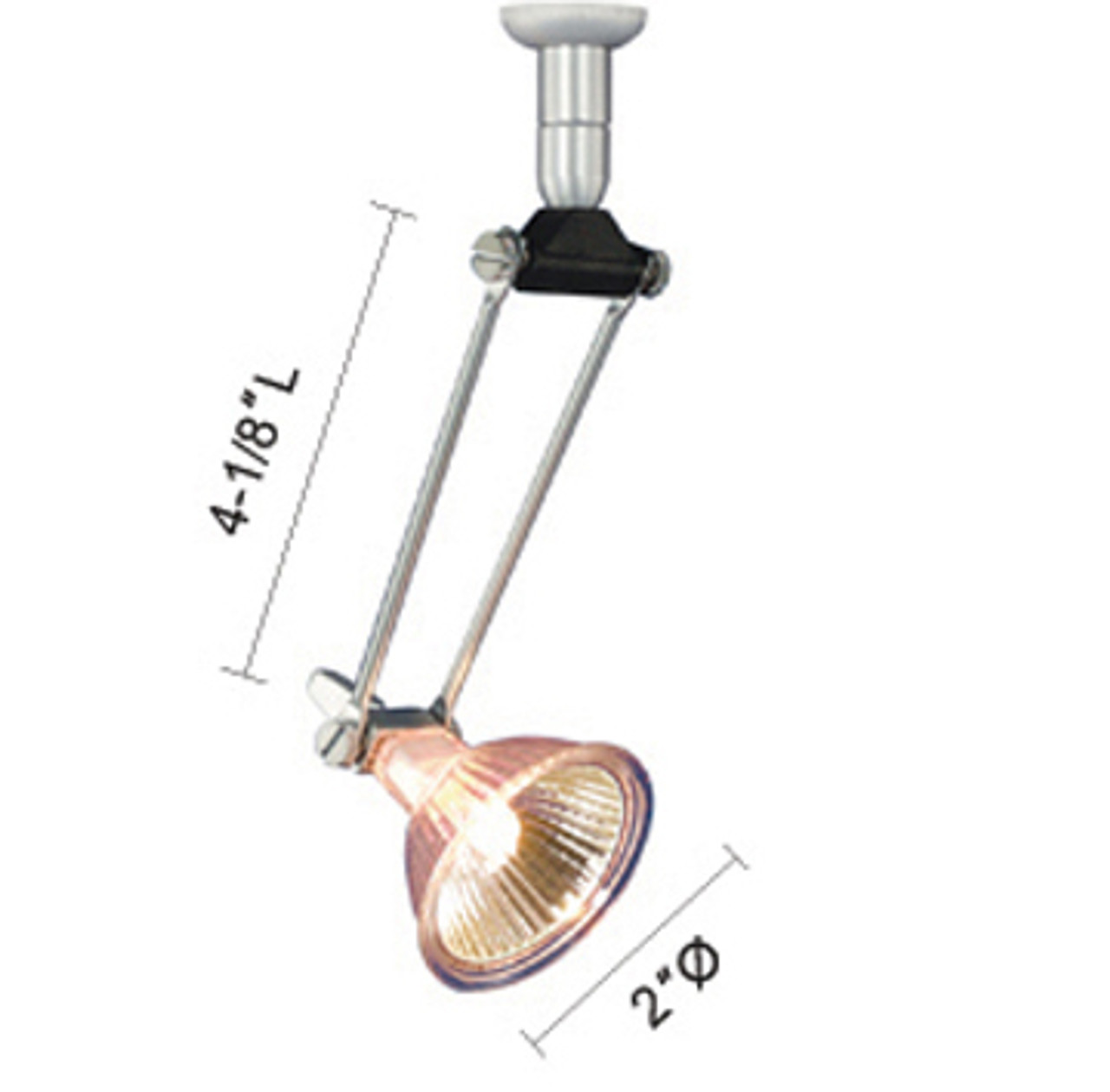 JESCO Lighting QAS104X3-CH EMILY Low Voltage Quick Adapt Spot