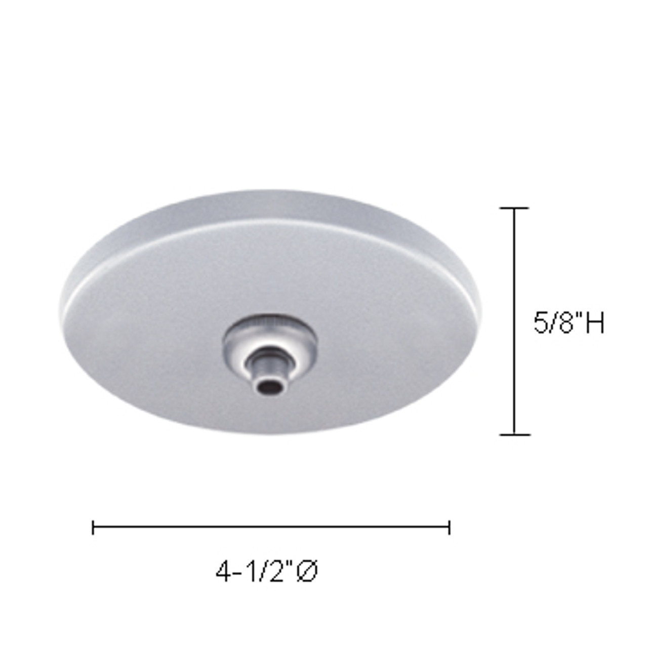 JESCO Lighting QAC-1C-RTSN Ceiling Mono & Multipoints, Satin Nickel JESCO Lighting QAC-1C-RTSN Ceiling Mono & Multipoints, Satin Nickel