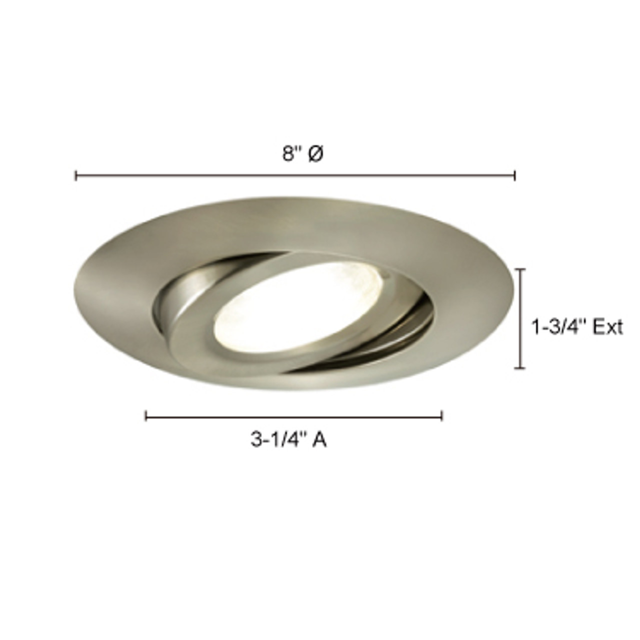 JESCO Lighting TM603ST 6-INCH Open Trim Ring, Satin Chrome JESCO Lighting TM603ST 6-INCH Open Trim Ring, Satin Chrome