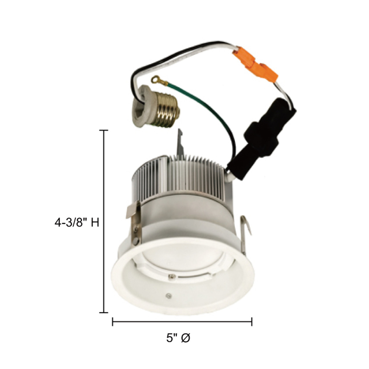 JESCO Lighting RLR-4010-40 10.26W 4" Aperture LED Retrofit Module for Recessed Housing, 4000K