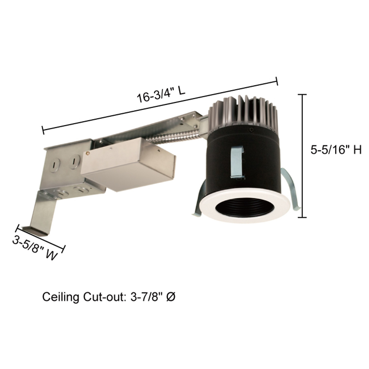 JESCO Lighting RLH-3514R-30 14W 3 1/2" Aperture Remodeling - Non-IC , 3000K